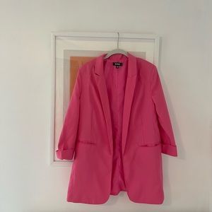 Missguided pink blazer